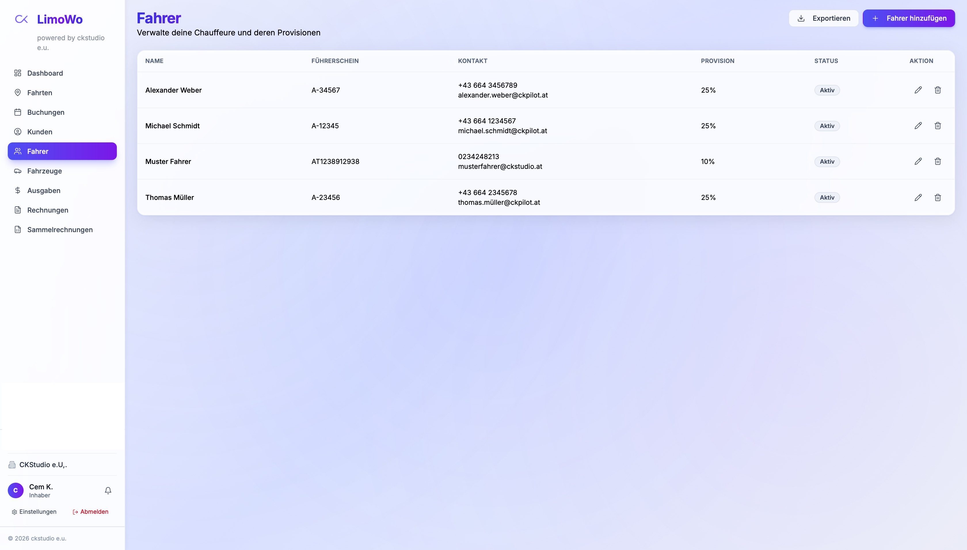 Fahrer-App
